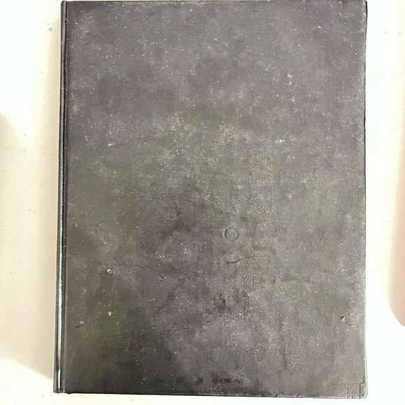 Set Of 3 Notebooks Floral Hardcover Plain Black Floral Brown Leather-Look Unused - Picture 3 of 4